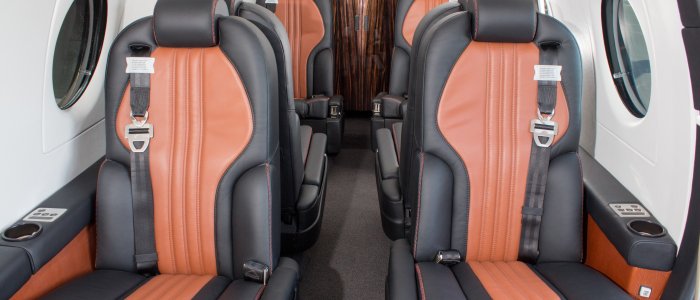 Unique BeechJet 400 Interior Refurbishment