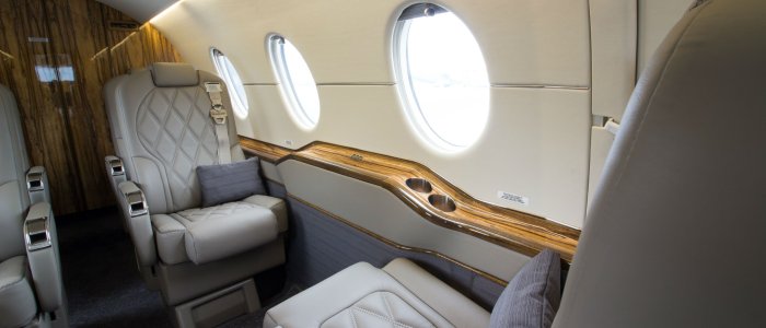 custom Beechjet 400A Interior