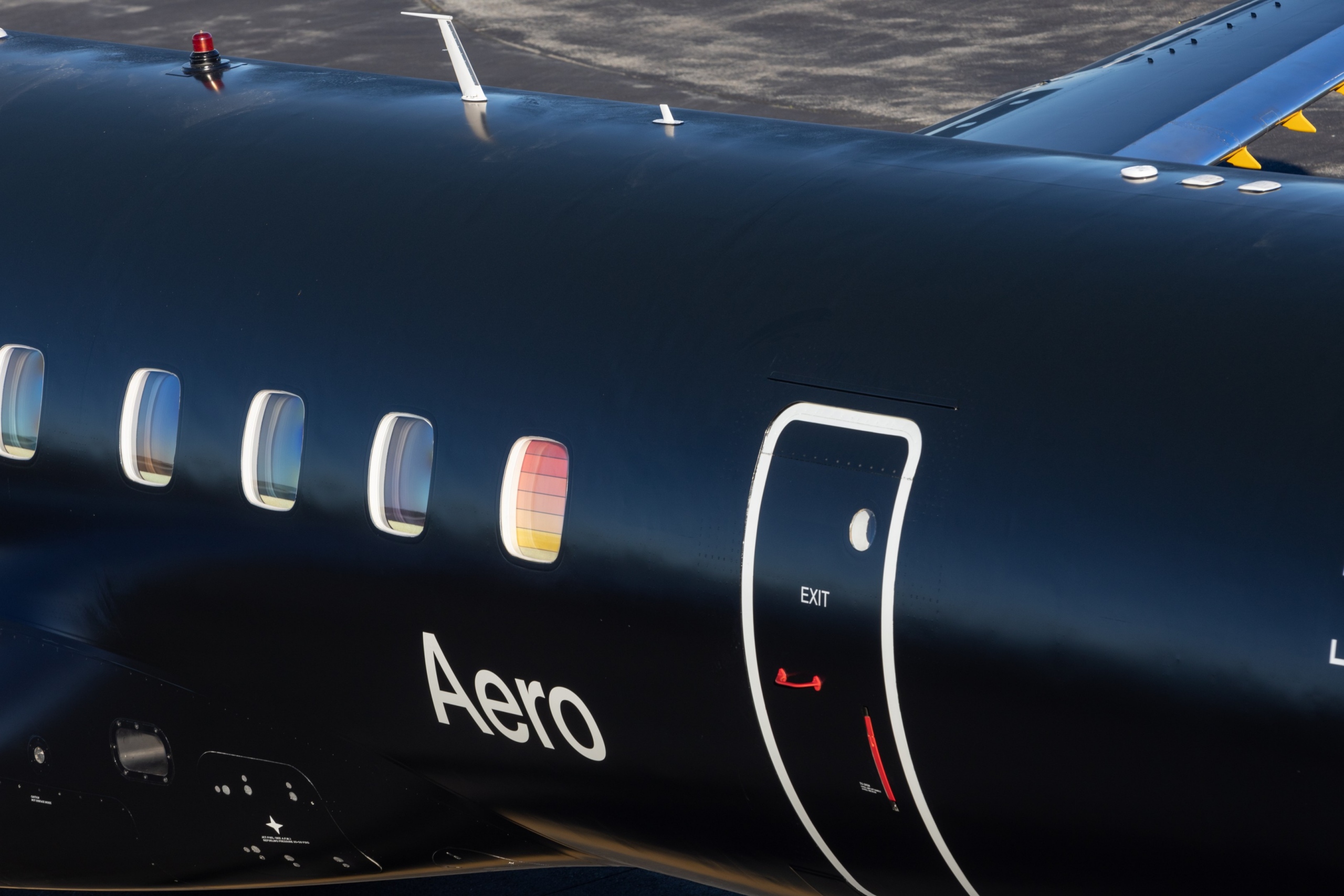 Embraer Regional ERJ Aircraft Paint Job Livery black C&L Aero