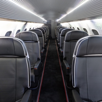 Business class interior ERJ 135