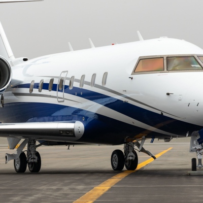 Challenger aircraft paint