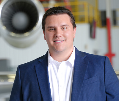 As a Regional Sales Manager, Austin assists customers in the lower half of North America with their regional aircraft. He specializes in providing solutions for operators with Embraer, Saab, ATR, and Dash-8 Aircraft.