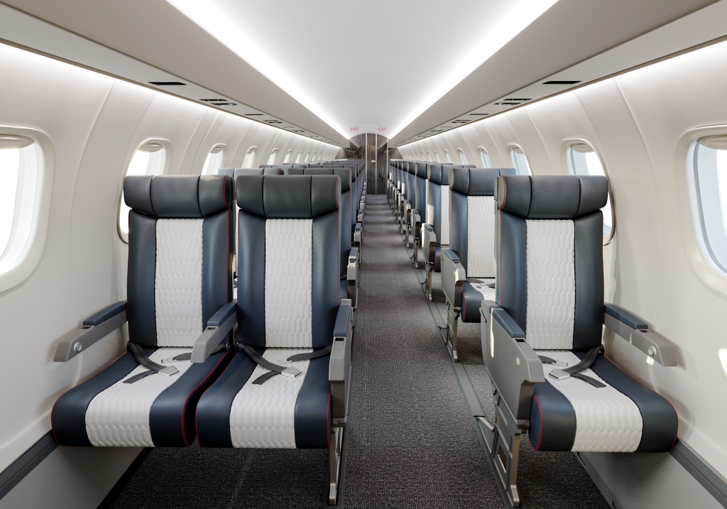 ERJ 135 & 145 Interior Upgraded seats