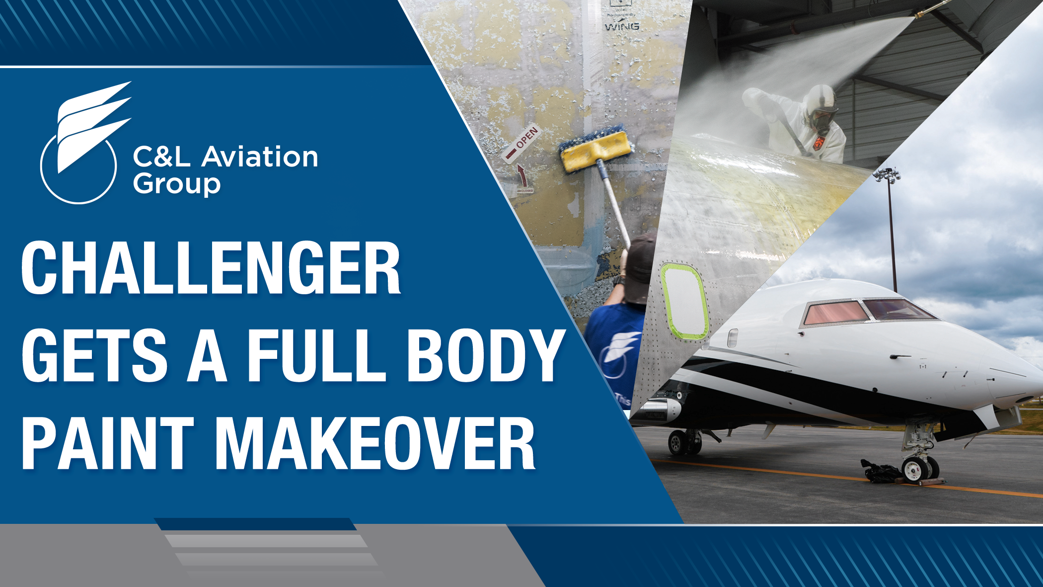 Challenger 604 Aircraft Paint Job