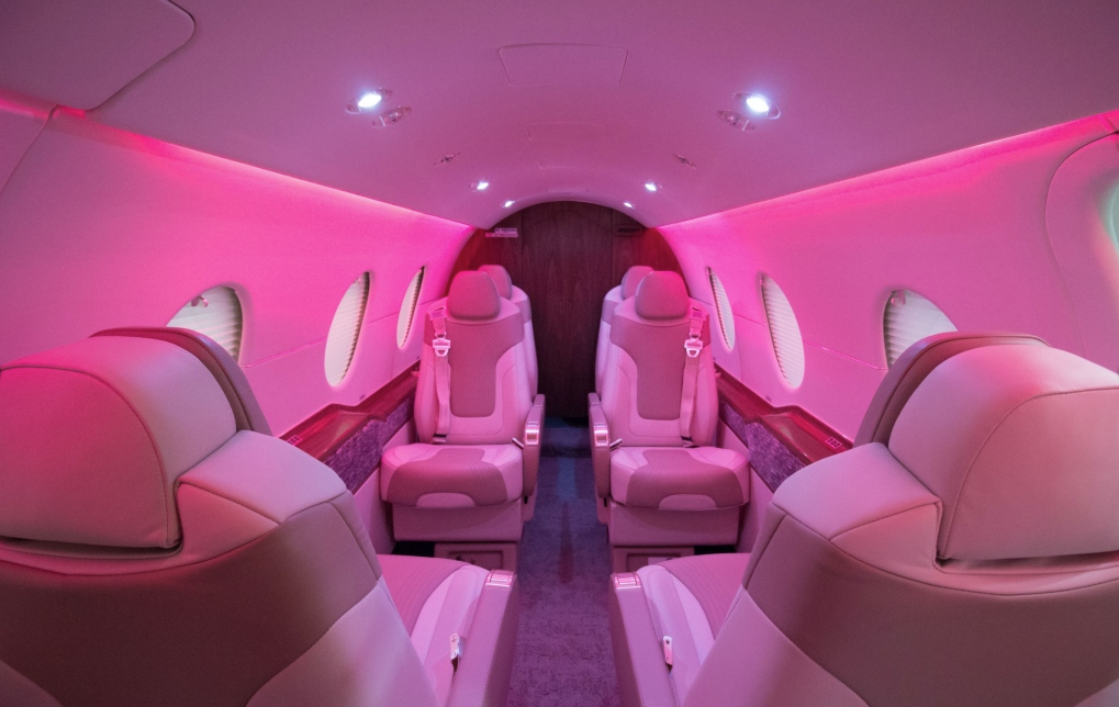 Beechjet Pink Lights 