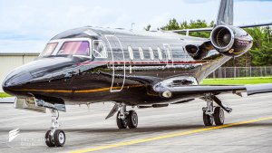 Gulfstream G100 aircraft painting. C&L Aviation Group