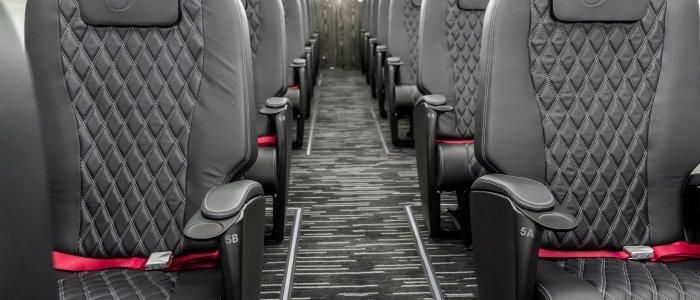 ERJ 145 1:1 semi-private interior