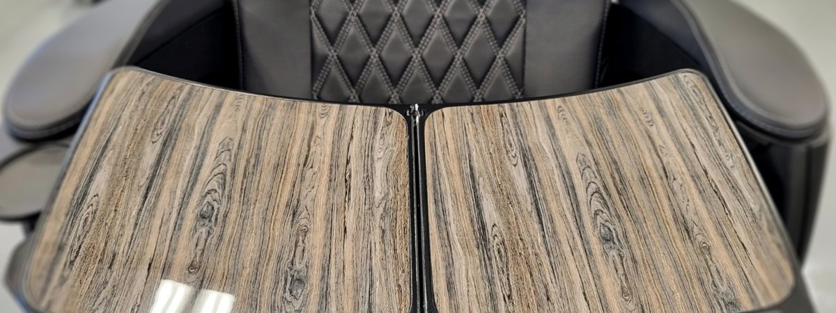 Hydro-dipped Foldable Tray Table